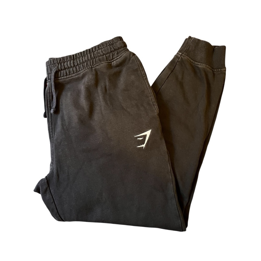 Gymshark Black Joggers | Size Medium